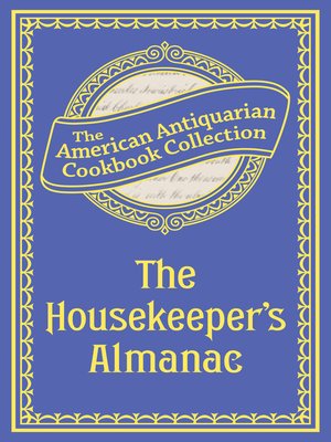 cover image of The Housekeeper's Almanac